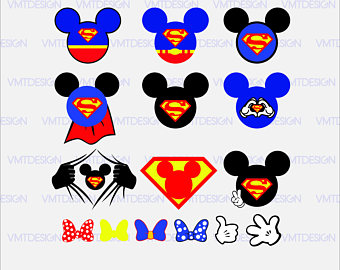 Mickey superman svg - Mickey superman logo svg - Mickey superman clipart -  Mickey superman logo