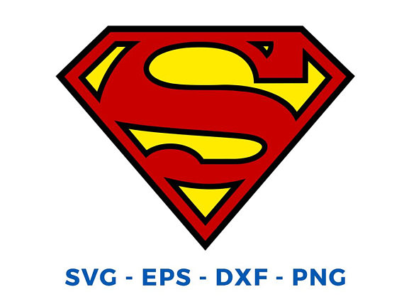 Superman svg - Superman clipart - Superman logo clip art digital download  svg, png, dxf, eps from ViDesignArt on Etsy Studio