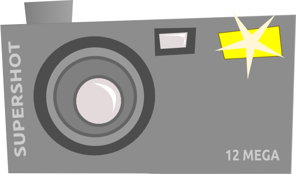 Supershot Camera Flash Clipart