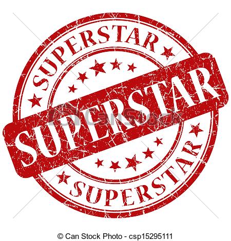 superstar stamp Clipartby ... - Super Star Clip Art