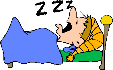 Clip Art Sleeping Person