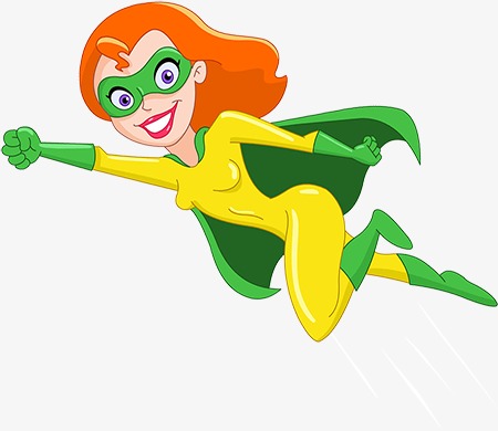 superwoman, Flight, Suspensio - Superwoman Clipart