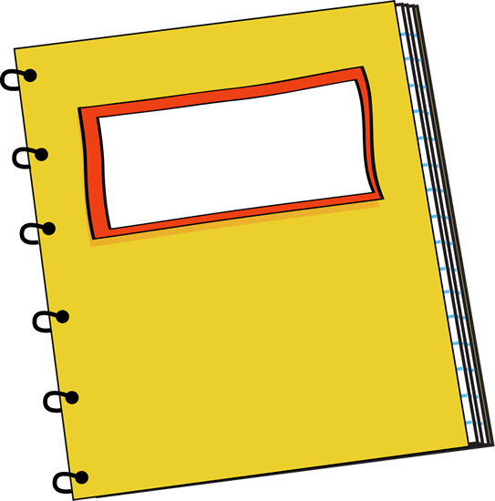 supply clipart - Notebook Clip Art