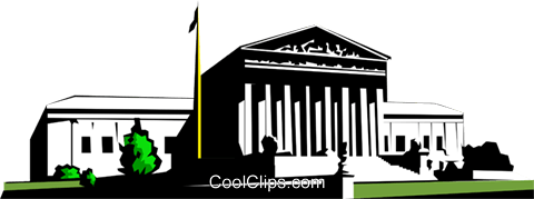 Supreme Court Royalty Free Vector Clip Art illustration