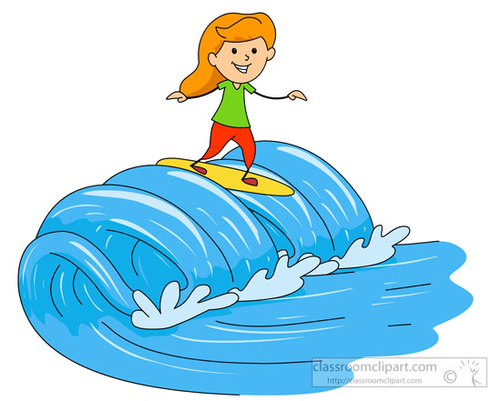 Surf Clipart - Blogsbeta - Surfing Clip Art