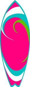 surfboard clip art | Pink u00 - Clipart Surfboard