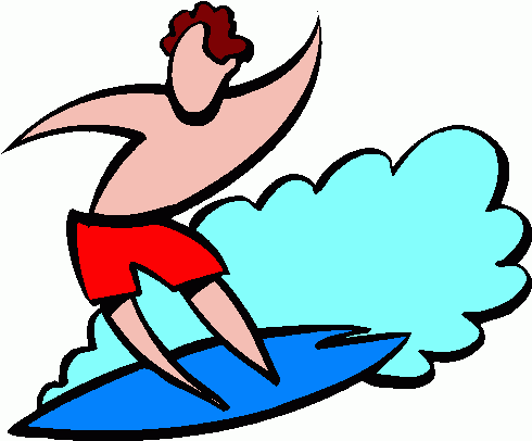 Surfing Clip Art
