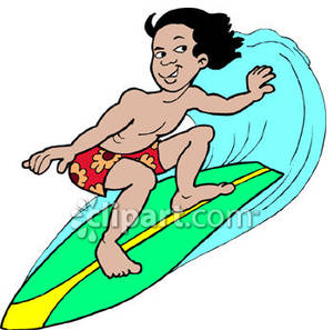 Surfing Clip Art - Surfer Clipart