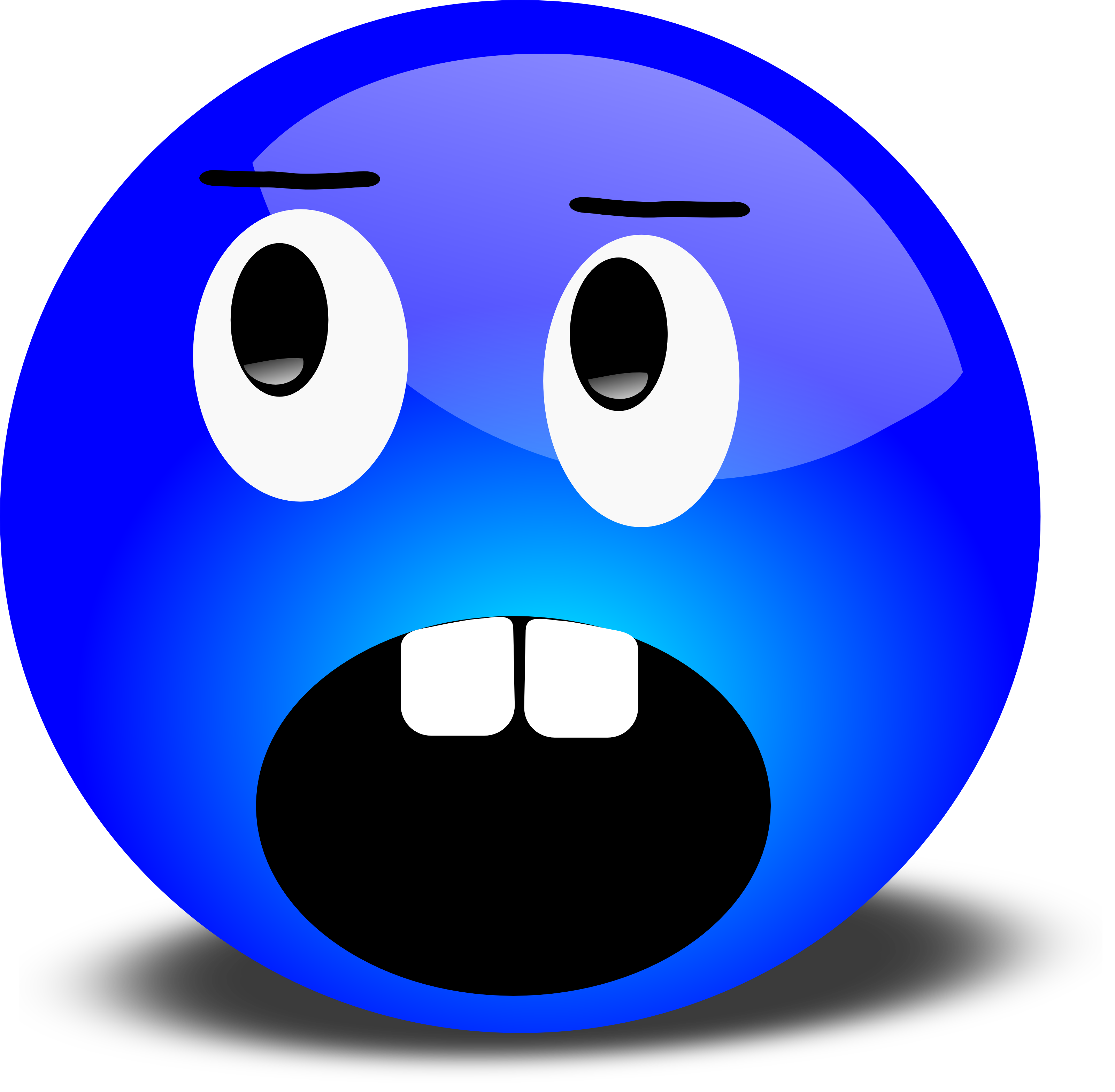 Surprised Smiley Face Clipart