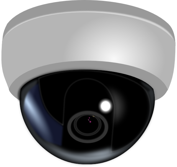 CCTV security camera sketch .