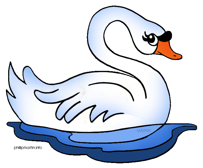 Free swan clipart 2 image