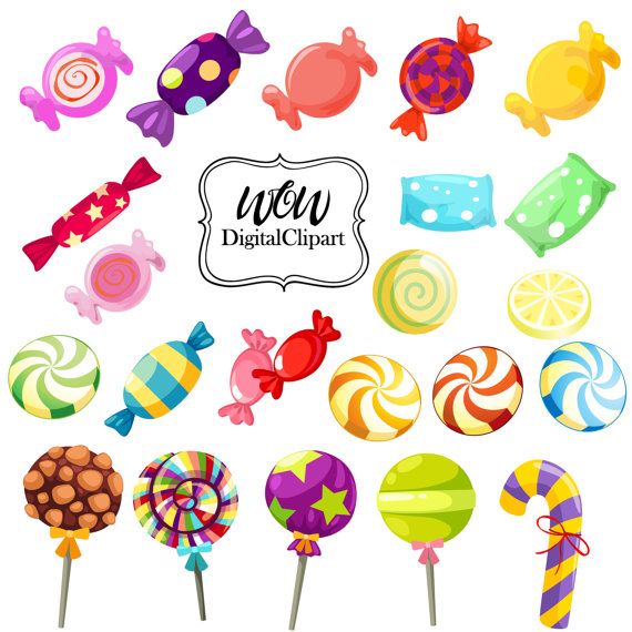 SWEETS Clipart Illustrations 