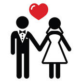 Sweet Wedding Day u0026middot; Wedding married couple icon