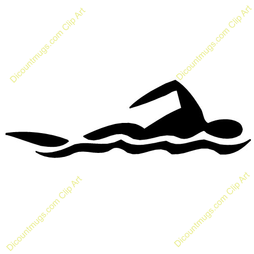 Clip art swimmer - ClipartFes