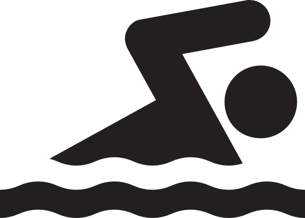 Swimming swimmer vector clip 