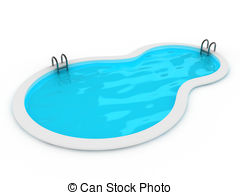 ... Swimming Pool - 3D Illust - Swimming Pool Clip Art