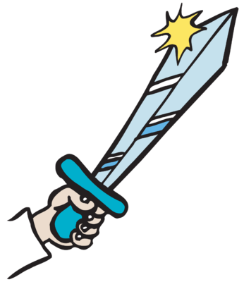 Double Edged Sword - Sword Clipart