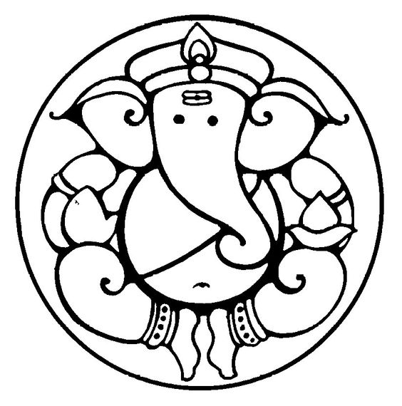 Symbolism of Lord Ganeshau0026#39;s form ganesha clip art round