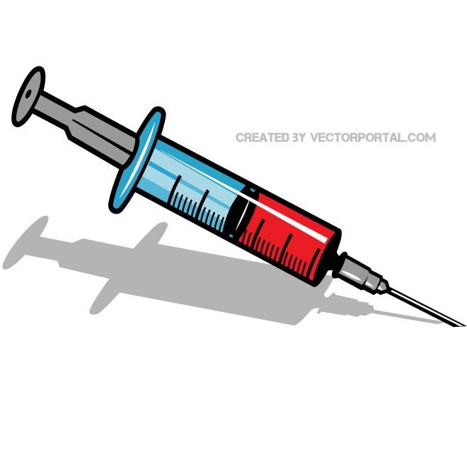 Vaccine Syringe Medical Clip 