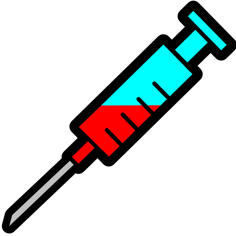 Blood clipart syringe #1
