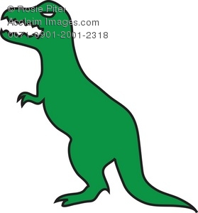 ... T rex clipart black and w