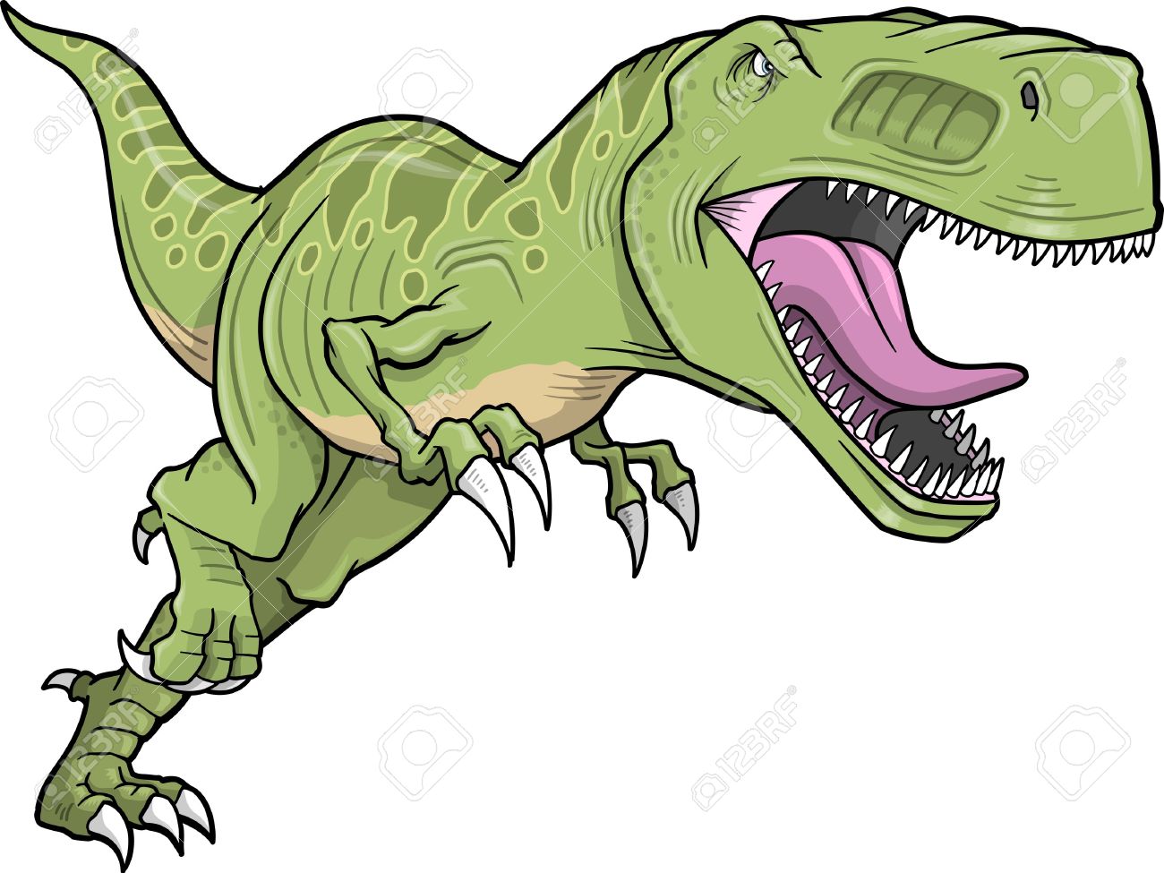 T-Rex Dinosaur Stock Vector - .