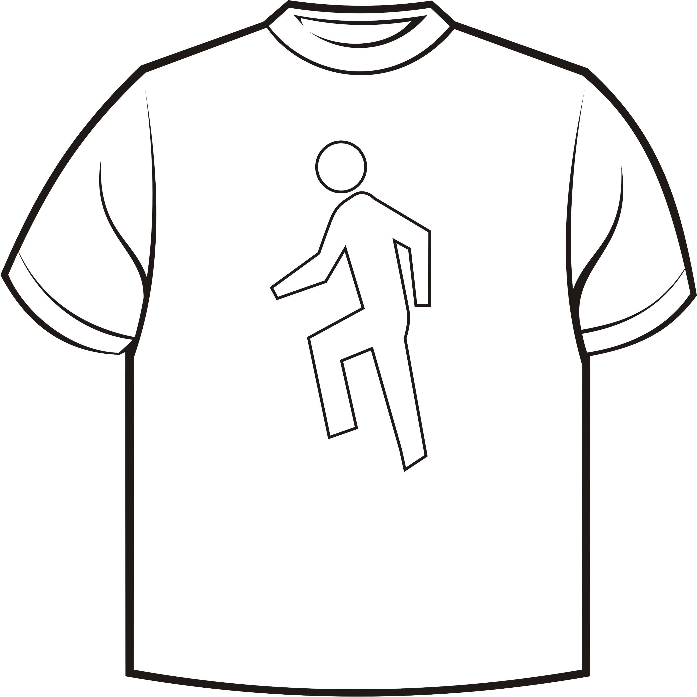 T shirt printable blank shirt outline clipart
