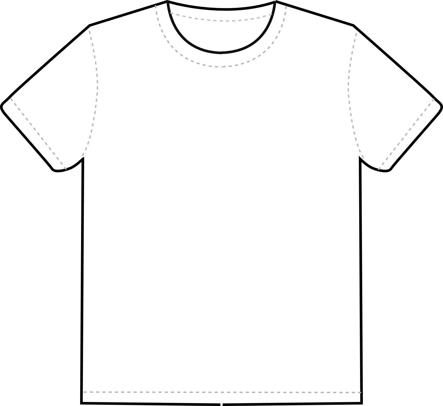 T-Shirts Clipart Black and .