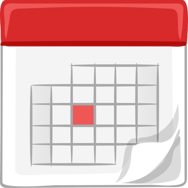 Calendar of events clipart - 