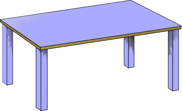 Table Clip Art - Clipart Table