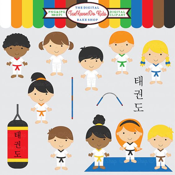 tae kwon do clipart taekwondo clip art - TaeKwonDo Kids Clipart