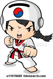 Taekwondo Girl Clip Art - Taekwondo Clip Art