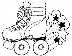 Tags: Roller skates, roller . - Roller Skates Clip Art