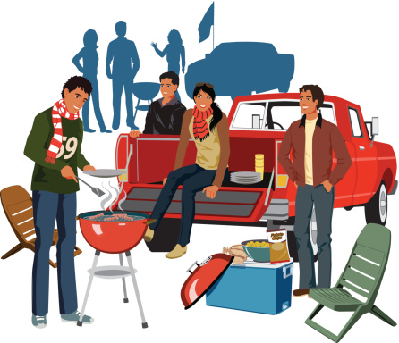 tailgate party clip art free 