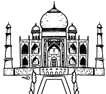 Taj Mahal Clipart Cliparts Co