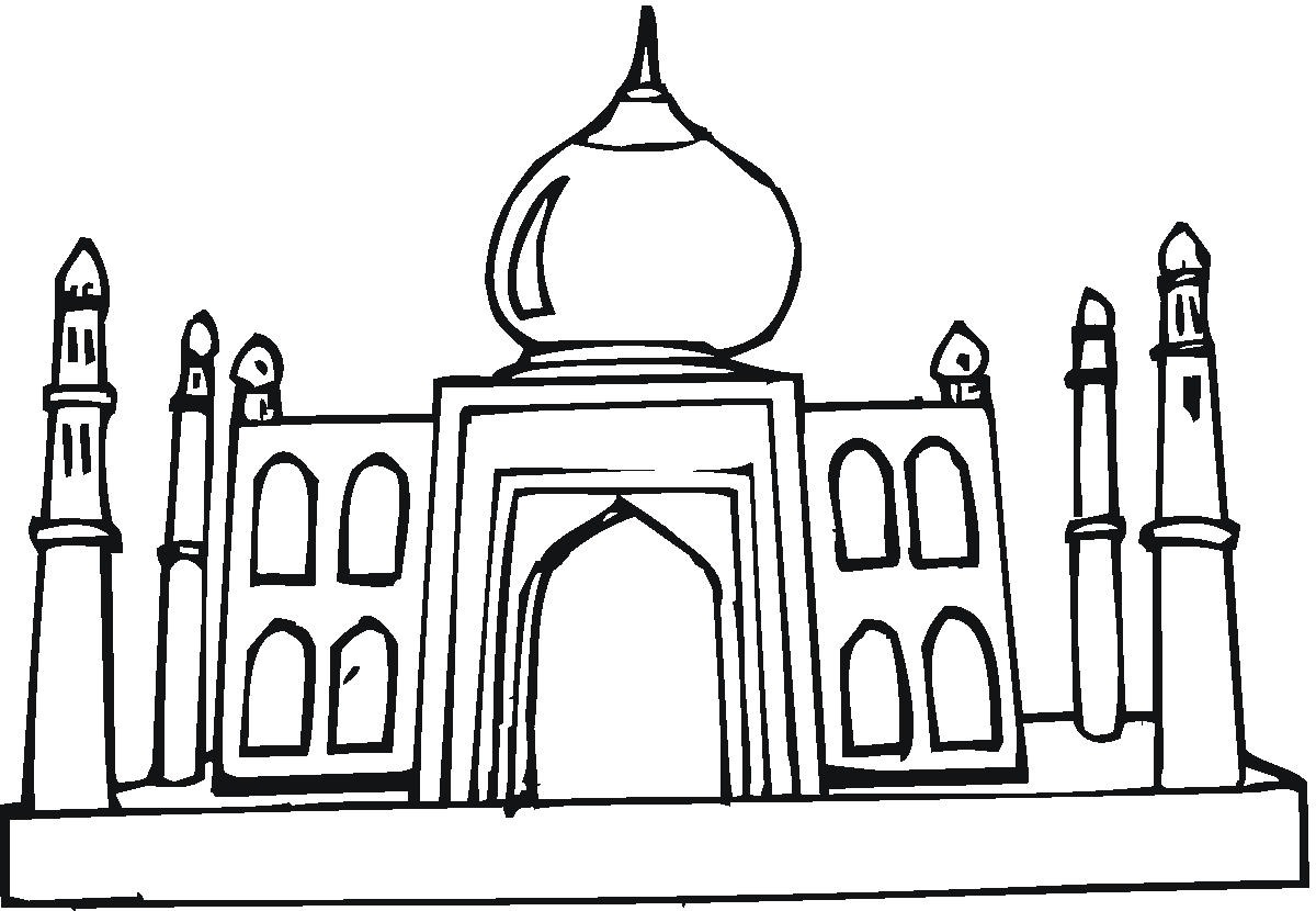 Taj Mahal Clipart Cliparts Co - Taj Mahal Clip Art
