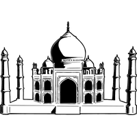 Taj Mahal Picture PNG Image - Taj Mahal Clipart