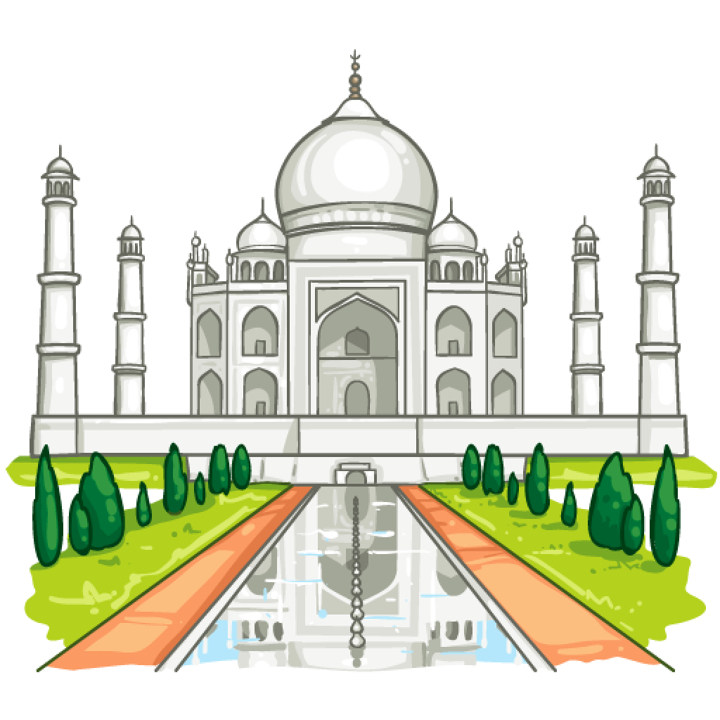 Taj Mahal Picture PNG Image