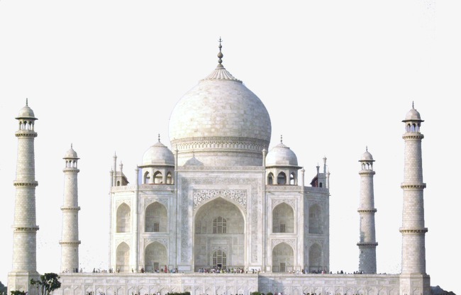 taj mahal, White, Famous Tourist Sites PNG Image and Clipart