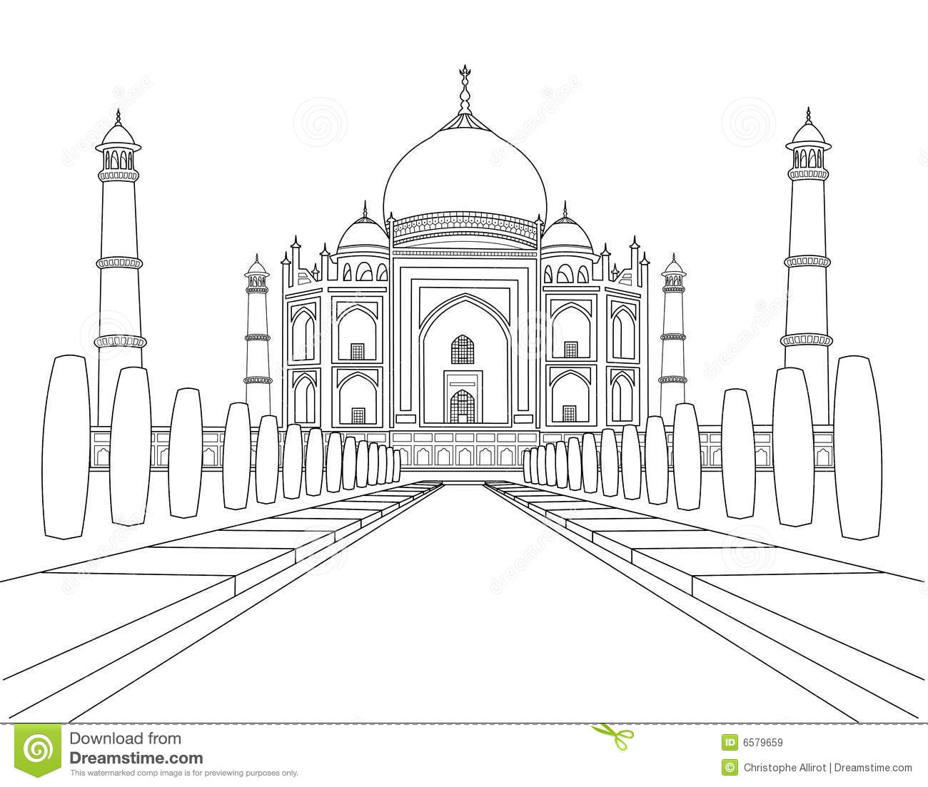 Taj Mahal Royalty Free Stock  - Taj Mahal Clipart
