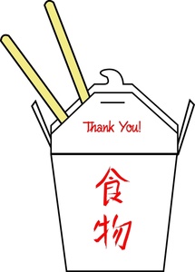 Chinese food boxes sketch
