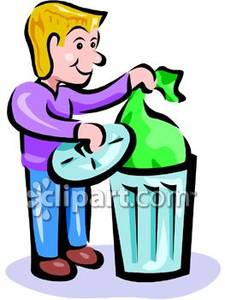 Take Out Trash Can Clip Art - Garbage Clipart