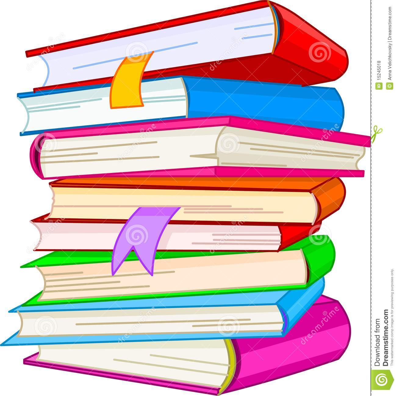 Tall Stack Of Books Clipart Pile Book 15245018 Jpg