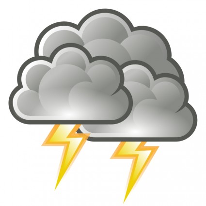 Tango Weather Storm Free Vector In Open Office Drawing Svg Svg