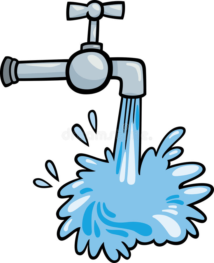 Download Water Tap Clip Art Cartoon Illustration Stock Vector -  Illustration of cartoon, water: