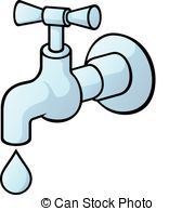 . ClipartLook.com Tap dripping - Dripping tap, light blue illustration with.