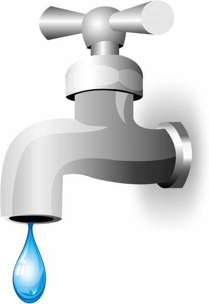tap clipart black and white 2