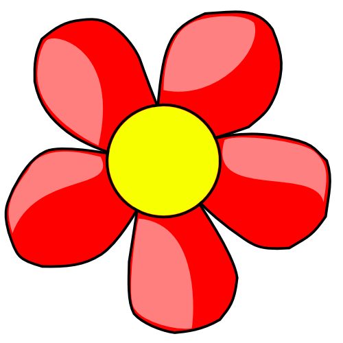 Tapestry Clipart Clipart Pand - Red Flower Clipart
