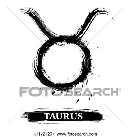 Clip Art - Taurus symbol. Fot - Taurus Clipart