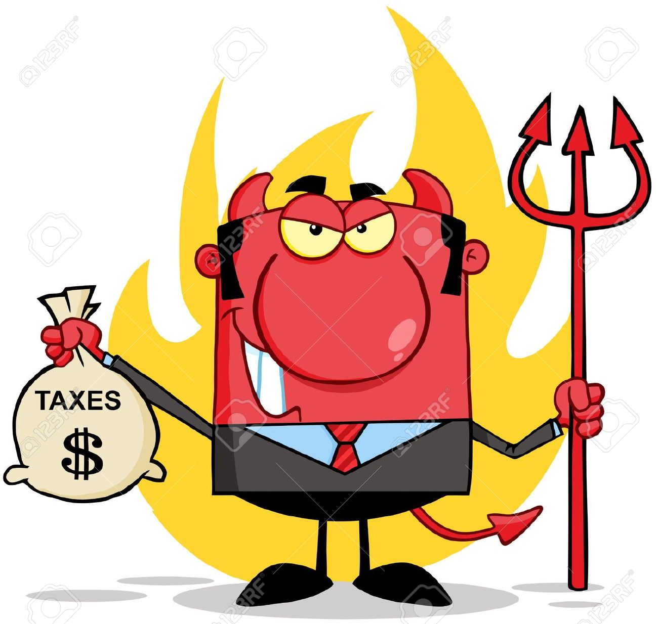 Royalty-Free (RF) Taxes Clipa